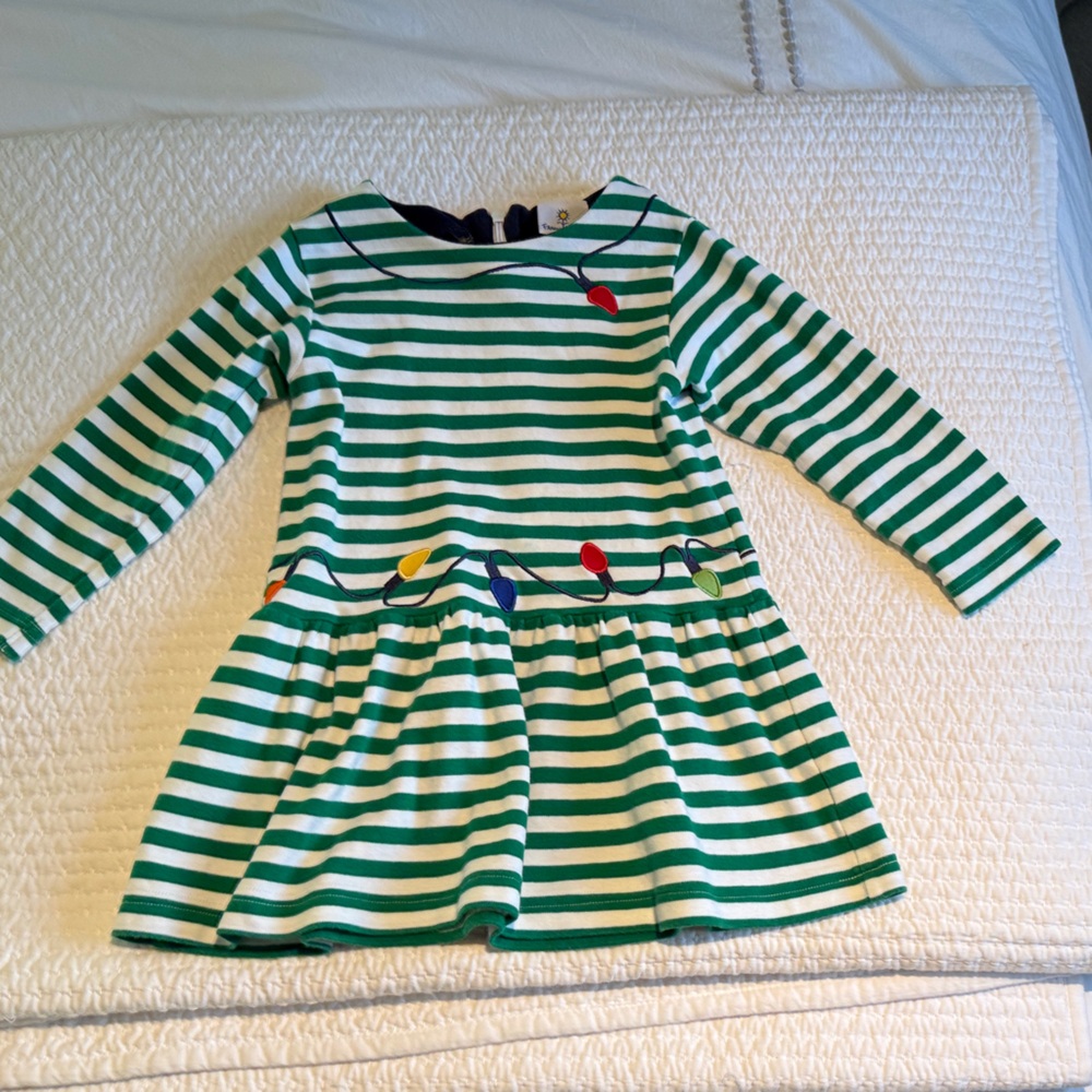 Florence Eiseman Holiday Dress with string lights